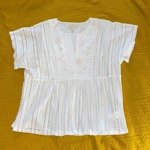 FREE Plus Michael Kors Eyelet Top XL